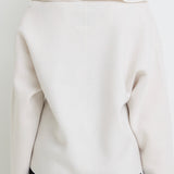 Ribbon blouse (White)