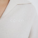 Ribbon blouse (White)