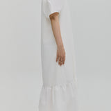 V-neck One-piece【White】