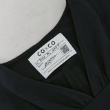 V-neck One-piece【Navy】