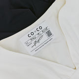 V-neck One-piece【White】