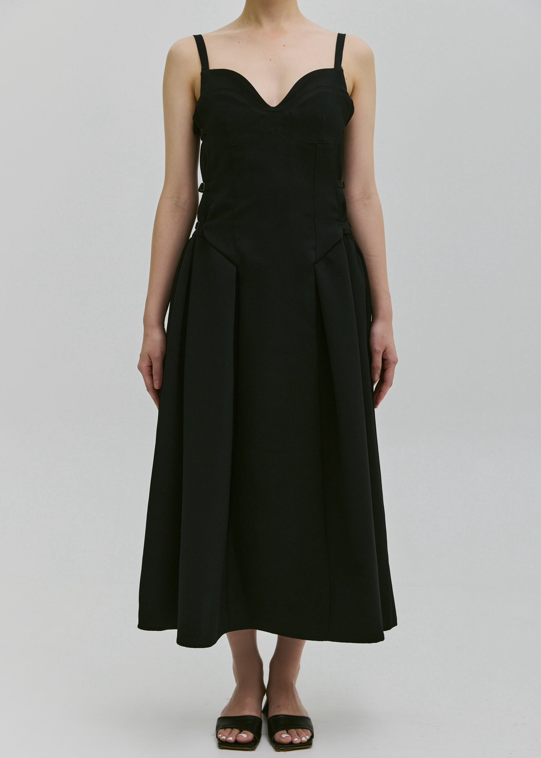 定番の中古商品 One-piece【Black】 flare Bustier – official coxco ワンピース
