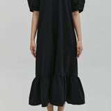 V-neck One-piece【Navy】