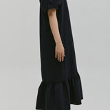 V-neck One-piece【Navy】