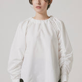 Ribbon blouse(White)