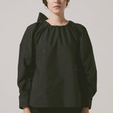 Ribbon blouse(Black)