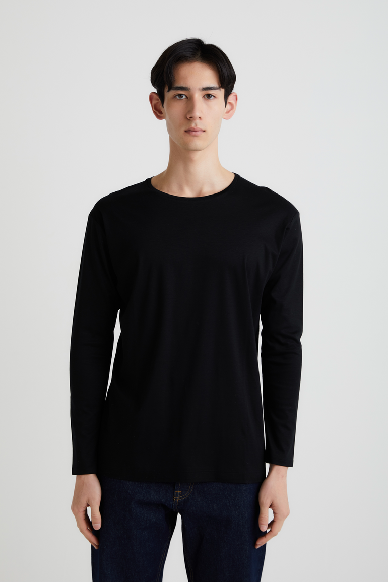 Standard Long T-shirts Black